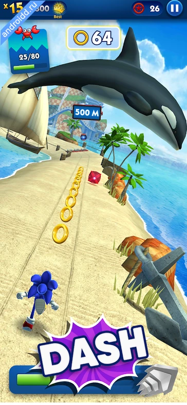 Картинка Sonic Dash Endless Running Возможности