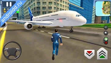Видео  Airplane Flight Simulator Анимация