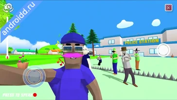 Видео  Dude Theft Wars Shooting Games Анимация