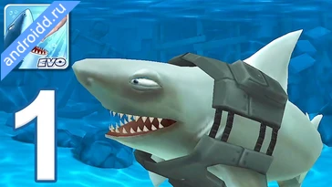 Видео  Hungry Shark Evolution Геймплей