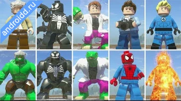 Видео  LEGO Marvel Super Heroes Анимация