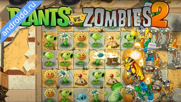Видео  Plants vs Zombies 2 Геймплей