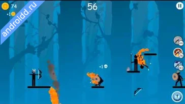 Видео  The Archers 2: Stickman Game Геймплей