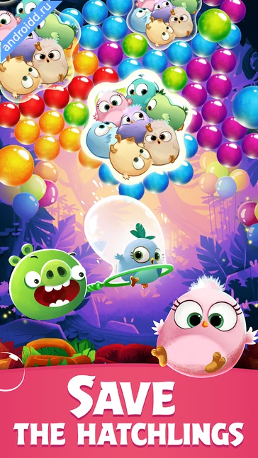 Картинка Angry Birds POP Bubble Shooter Новые эмоции