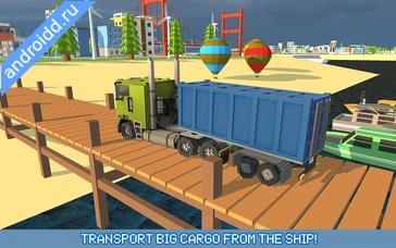 Картинка Blocky Truck Urban Transport Возможности