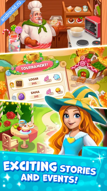 Картинка Candy Valley Match 3 Puzzle Возможности