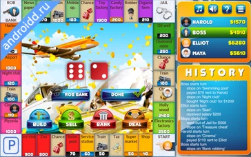 Картинка CrazyPoly Business Dice Game Уровни