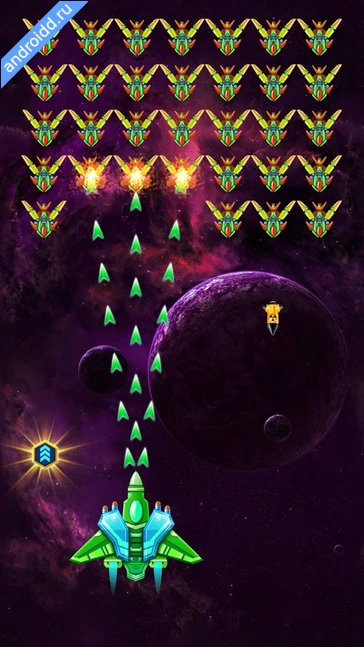 Картинка Galaxy Attack: Shooting Game Уровни