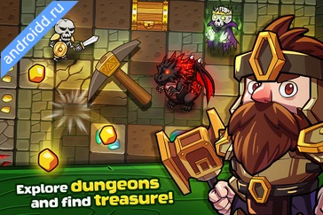 Картинка Mine Quest Battle Dungeon RPG Уровни