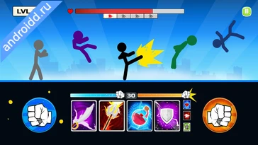 Картинка Stickman Fighter Mega Brawl Уровни