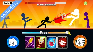 Картинка Stickman Fighter Mega Brawl Возможности