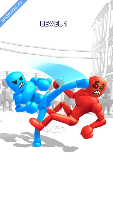 Картинка Stickman Ragdoll Fighter Bash Уровни