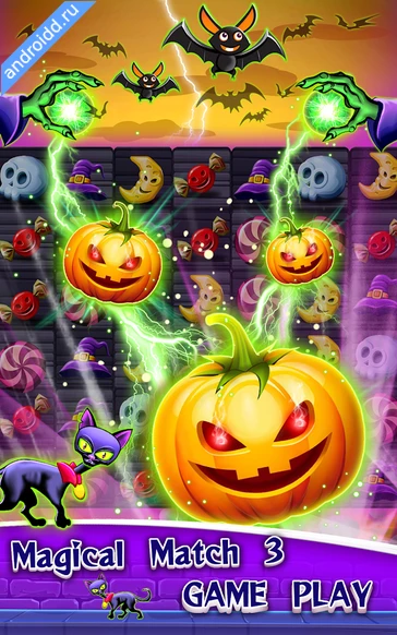 Картинка Witchdom Halloween Games Уровни