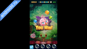 Видео  Angry Birds POP Bubble Shooter Анимация