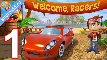 Видео  Beach Buggy Racing 2 Геймплей