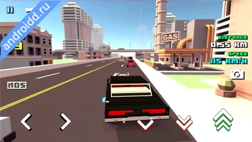 Видео  Blocky Car Racer racing game Геймплей