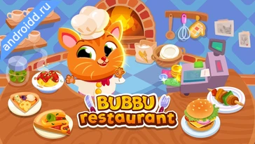 Видео  Bubbu Restaurant My Cat Game Графика