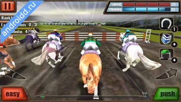 Видео  Cartoon Horse Riding Run Race Анимация