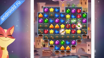 Видео  Genies Gems Match 3 Game Графика