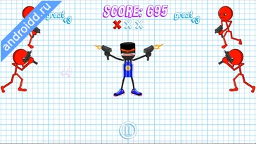 Видео  Gun Fu Stickman 2 Геймплей