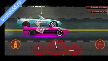 Видео  Japan Drag Racing 2D Геймплей