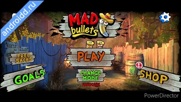 Видео  Mad Bullets Western Arcade Анимация