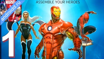 Видео  MARVEL Puzzle Quest Hero RPG Графика