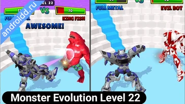 Видео  Monster evolution hit smash Графика