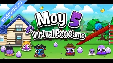 Видео  Moy 5 Virtual Pet Game Геймплей