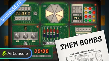 Видео  Them Bombs co op board game Анимация