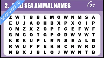 Видео  Word Search Sea Word Puzzle Геймплей